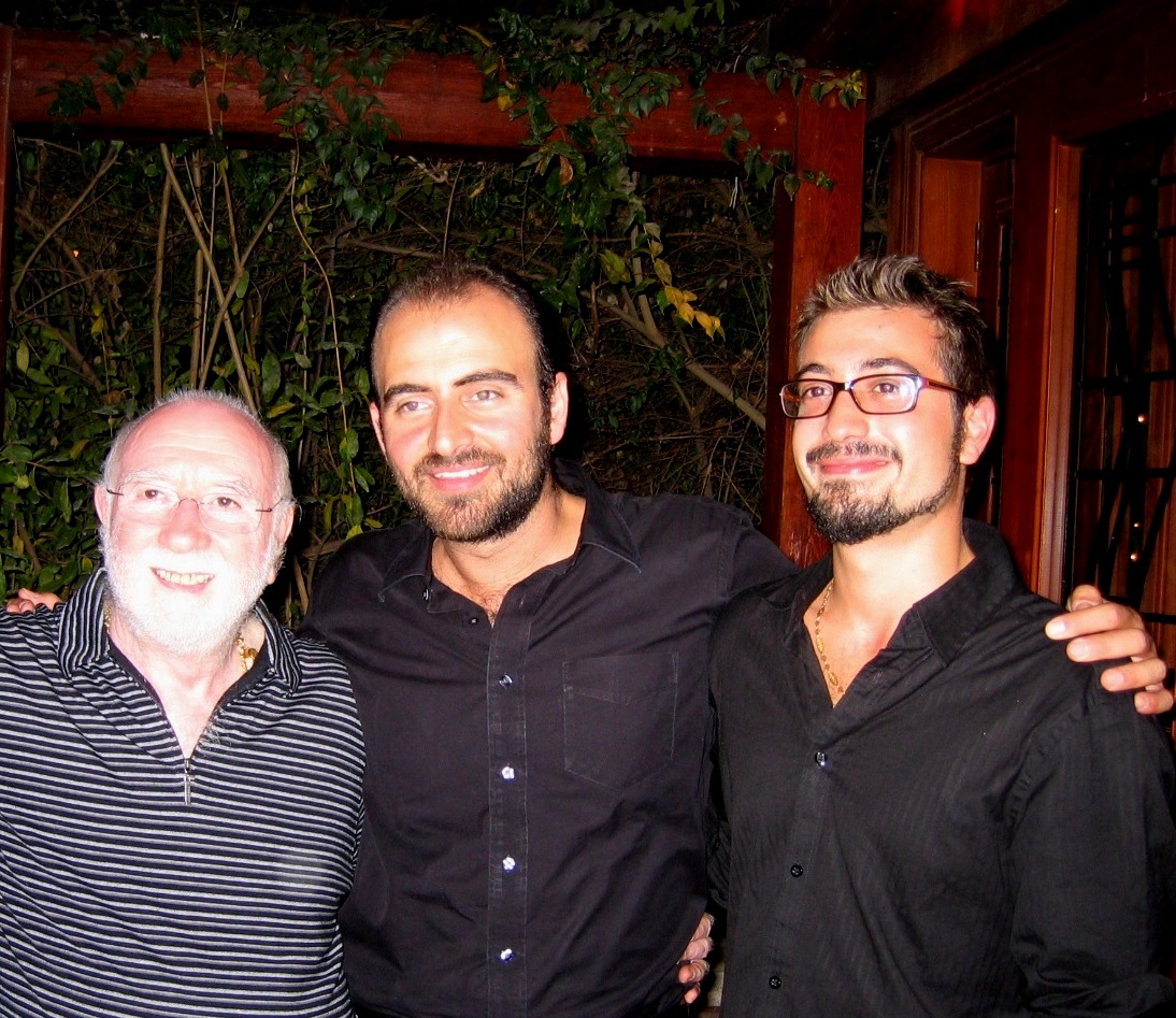 Fran&ccedil;ois, Kinan Azmeh, Sylvain, Beirut, 2008